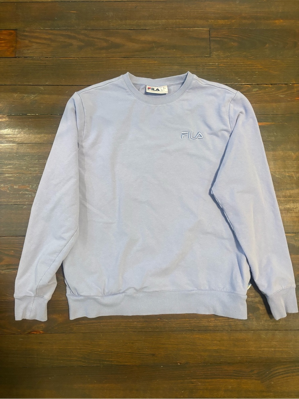 Fila Women's Light Blue Crewneck Sweatshirt